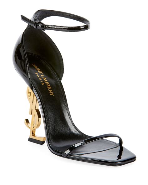 ysl metallic shoes|price of ysl heels.